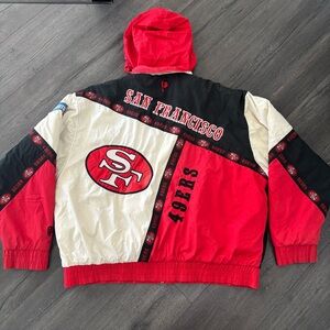 San Francisco 49ers Pro Player Puffer Jacket by Daniel Young Men’s 2XL Coat NFL